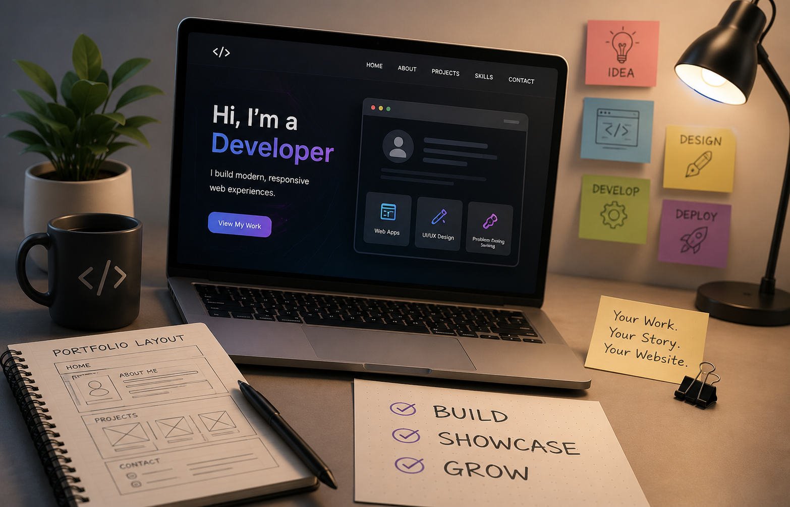 How I Built My Portfolio Website: From Idea to Launch